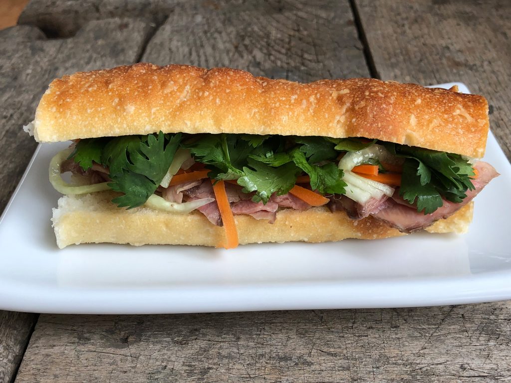 Orange Ginger Pork Shoulder Banh Mi - Idealist Foods